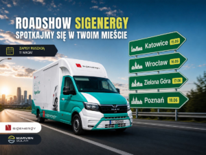 Bus Roadshow Sigenergy - trasa promocyjna