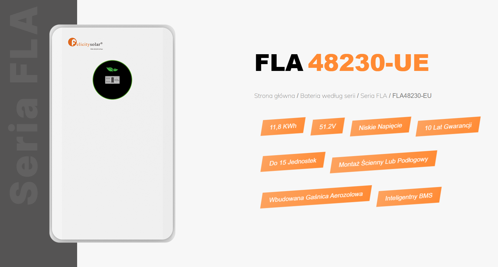 Felicity FLA48230-EU 11,8 kWh LiFePO4